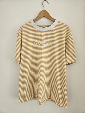 Guess Originals Striped Shirt Mens Large Los Angeles Classic 90s